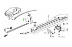 Honda Civic EK hatch/ coupe door sash pair